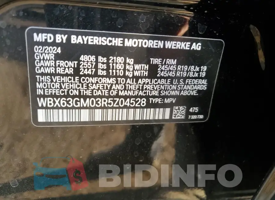 WBX63GM03R5Z04528 Photo# 14