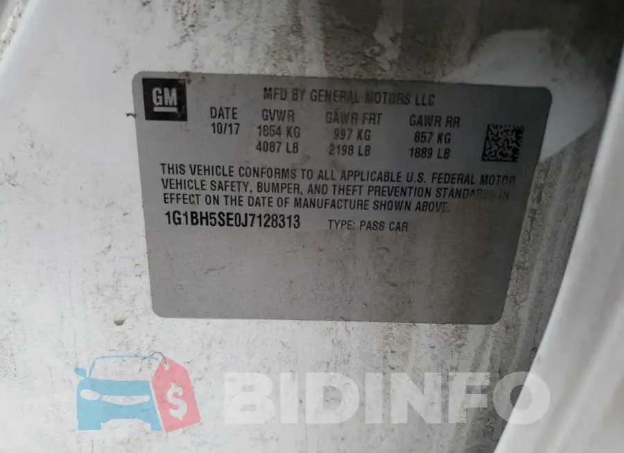 1G1BH5SE0J7128313 Photo# 12