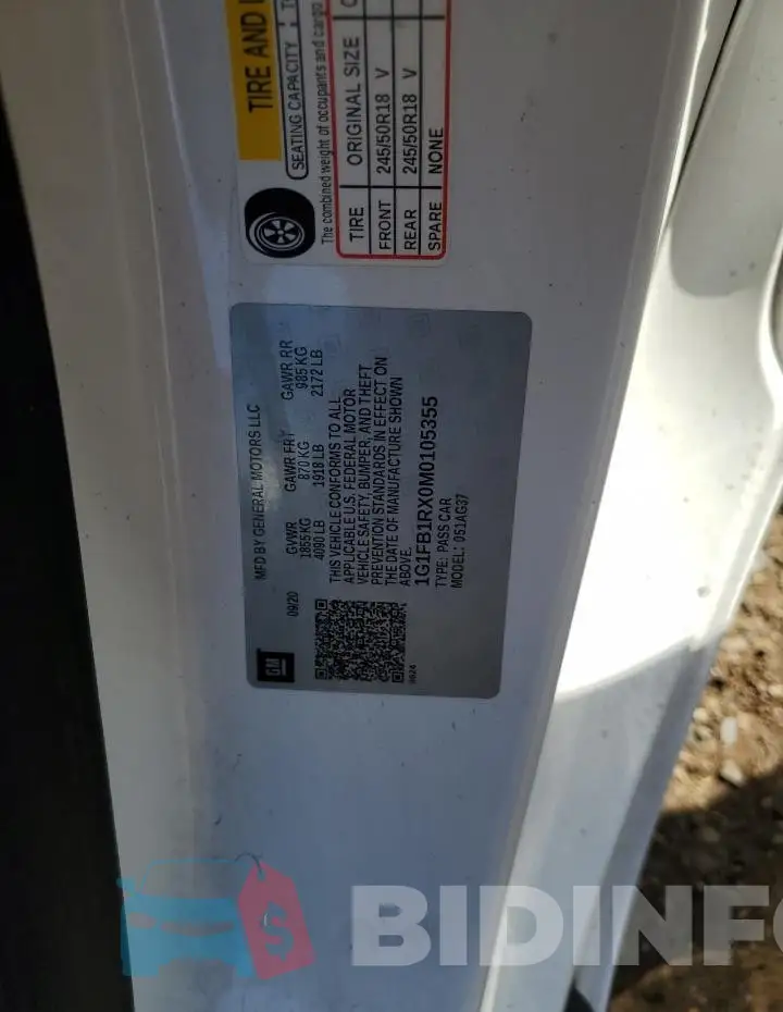 1G1FB1RX0M0105355 Photo# 12