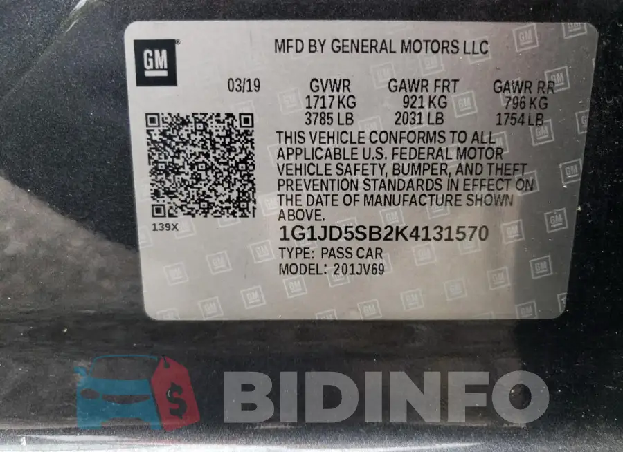 1G1JD5SB2K4131570 Photo# 13