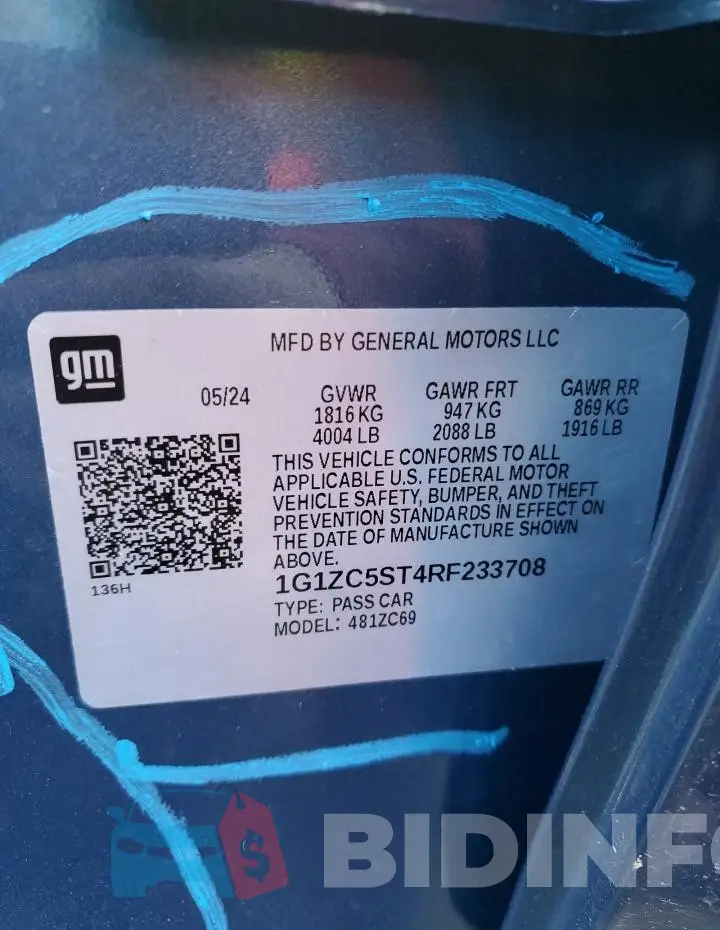 1G1ZC5ST4RF233708 Photo# 13