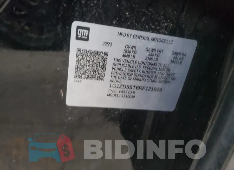 1G1ZD5ST6RF121828 Photo# 12