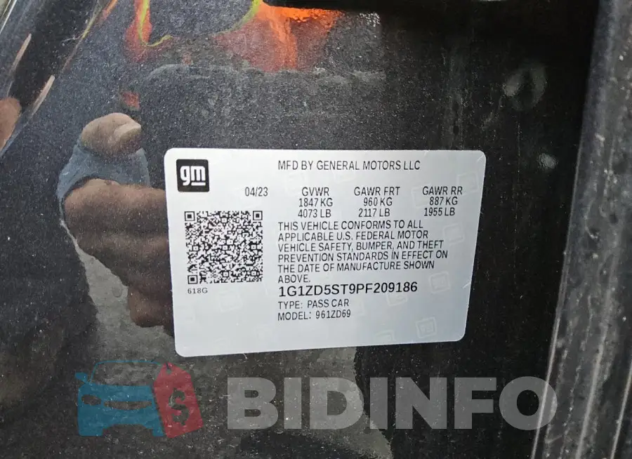 1G1ZD5ST9PF209186 Photo# 12