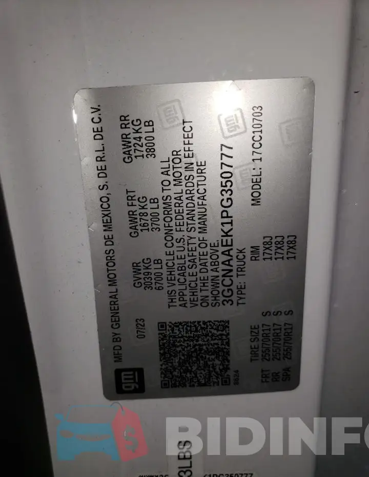 3GCNAAEK1PG350777 Photo# 12