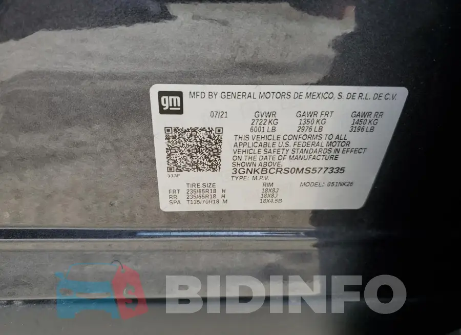 3GNKBCRS0MS577335 Photo# 13