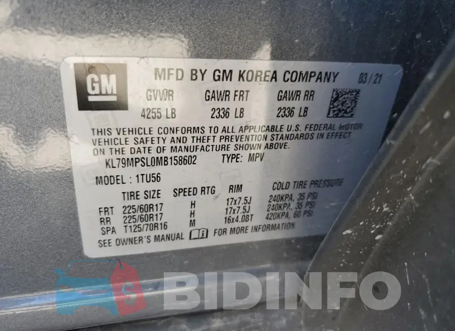 KL79MPSL0MB158602 Photo# 12