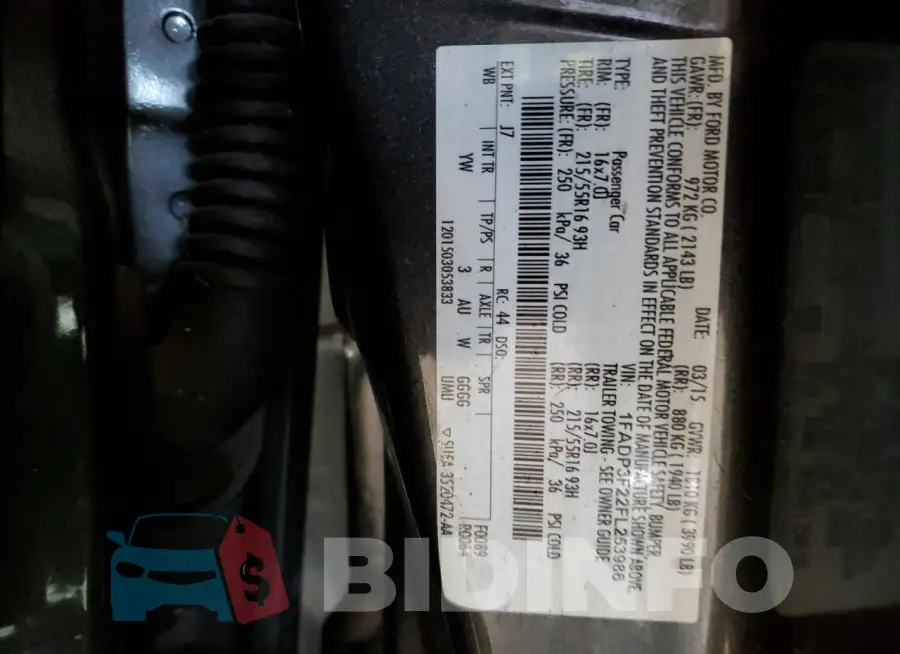 1FADP3F22FL253986 Photo# 13