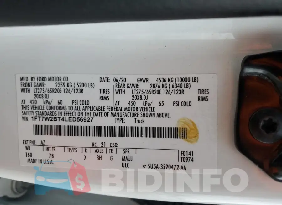 1FT7W2BT4LED56927 Photo# 12