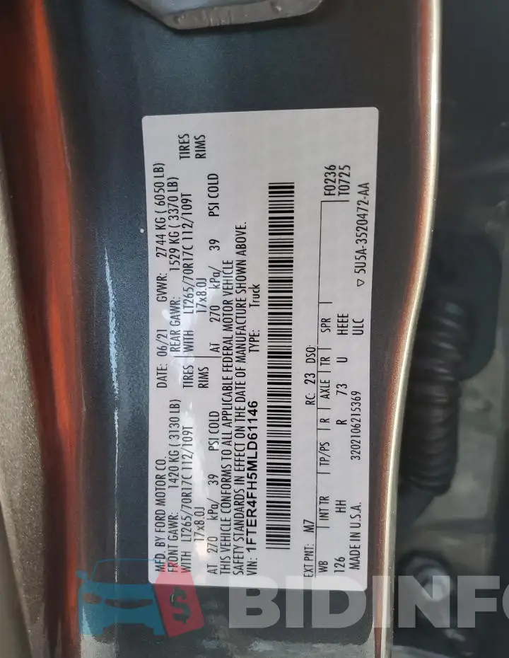 1FTER4FH5MLD61146 Photo# 12