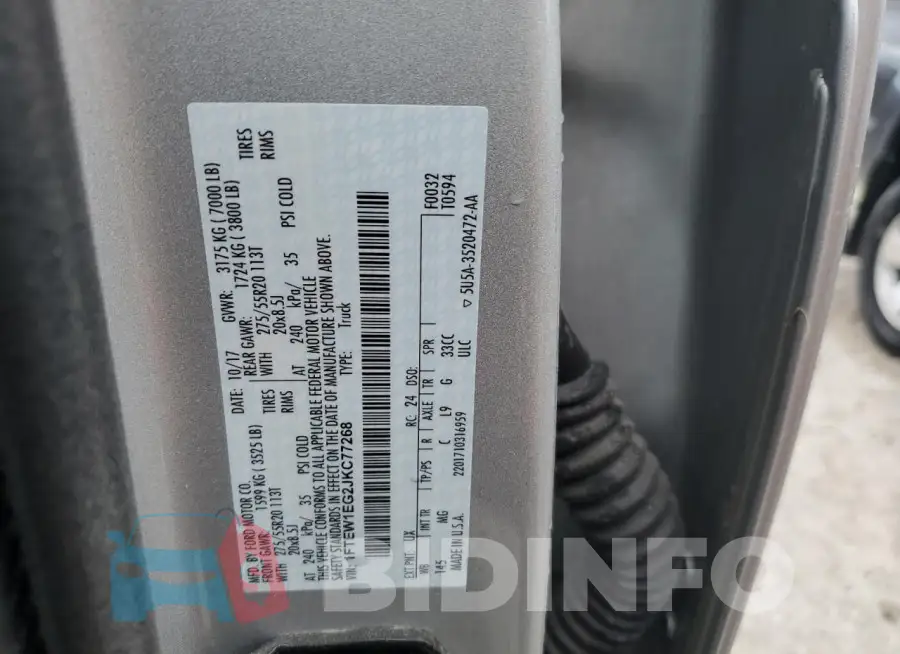 1FTEW1EG2JKC77268 Photo# 13