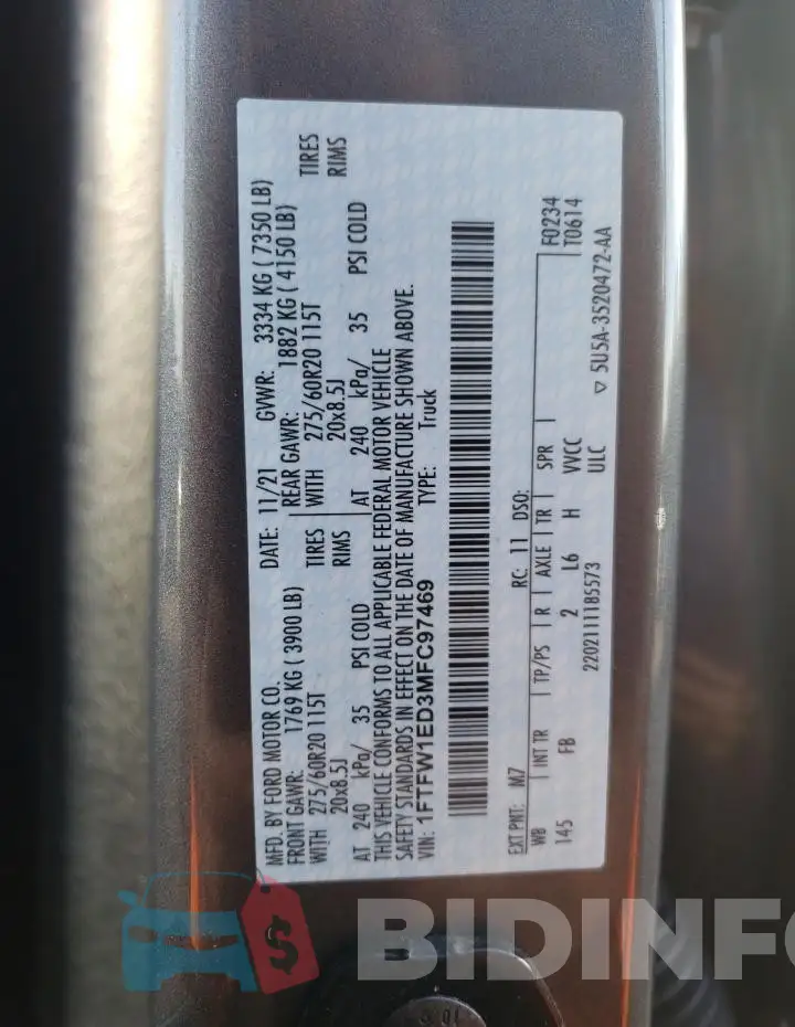 1FTFW1ED3MFC97469 Photo# 12
