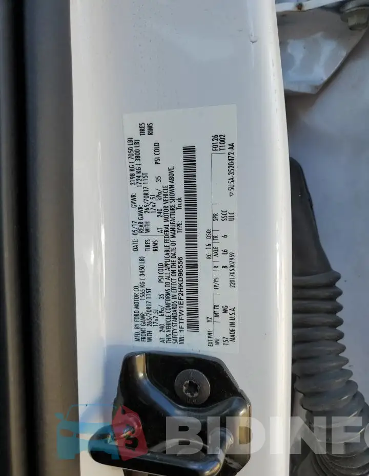 1FTFW1EF2HKD96556 Photo# 12