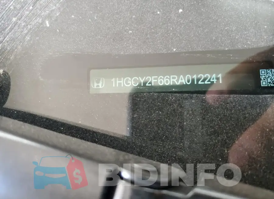 1HGCY2F66RA012241 Photo# 13