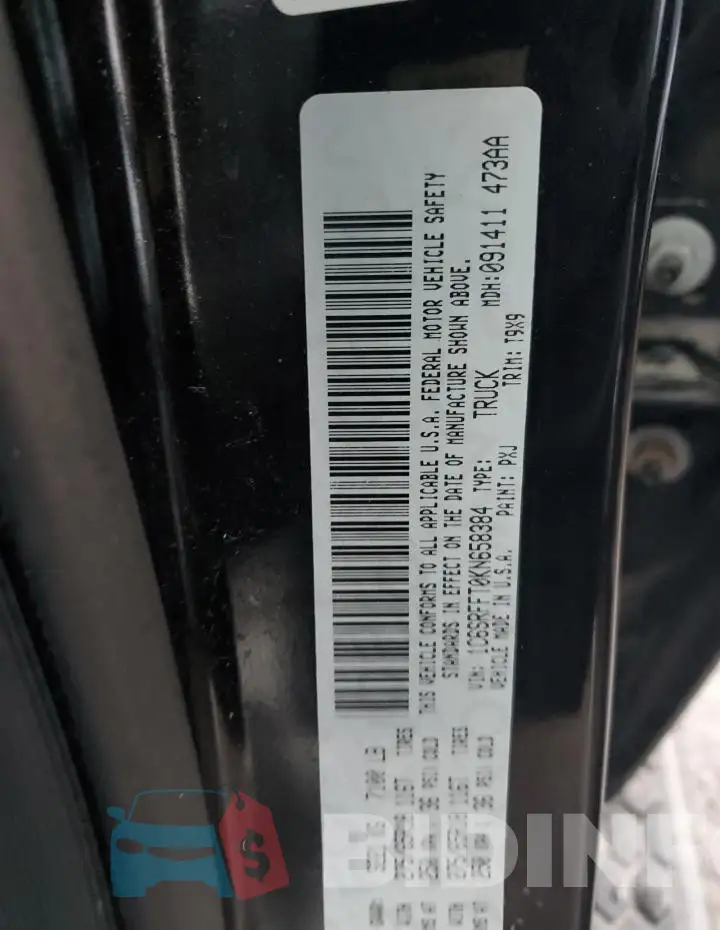 1C6SRFFT0KN658384 Photo# 13