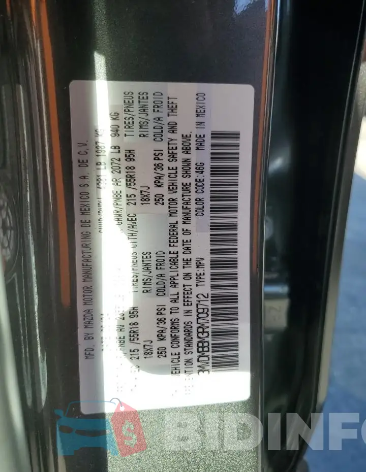 3MVDMBBM3RM709712 Photo# 12
