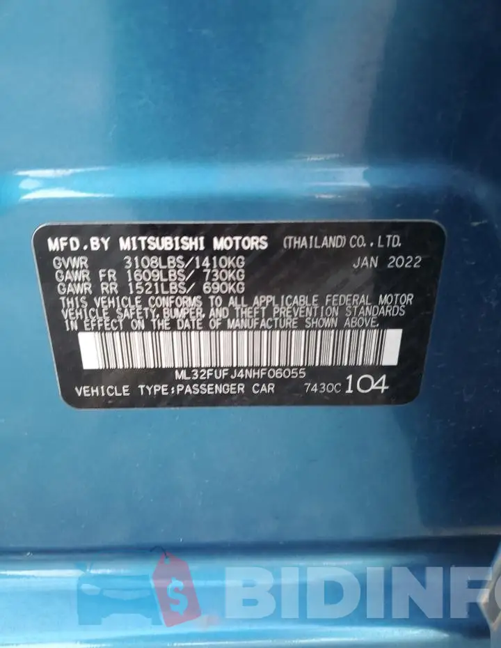 ML32FUFJ4NHF06055 Photo# 12