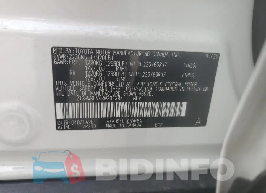 2T3RWRFV4RW201387 Photo# 14