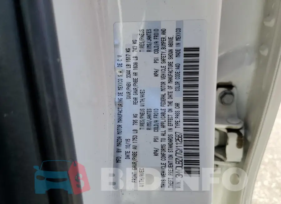 3MYDLBZV7GY112587 Photo# 12