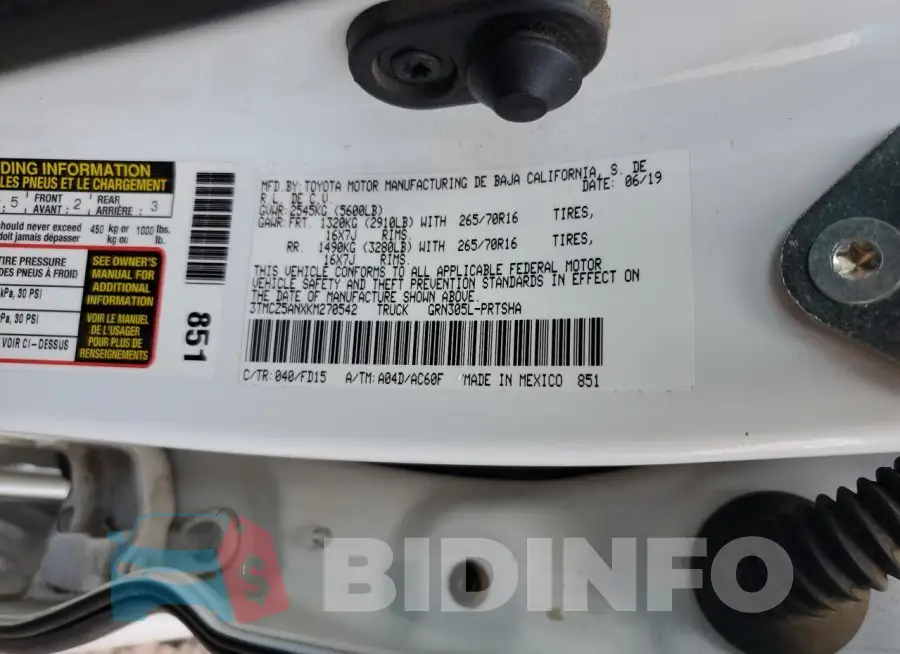 3TMCZ5ANXKM270542 Photo# 12