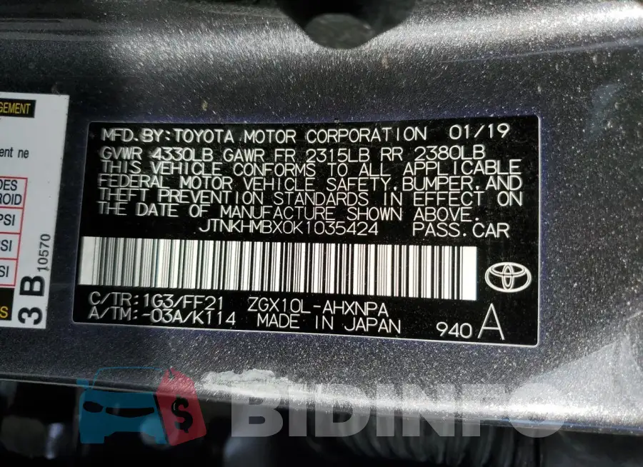 JTNKHMBX0K1035424 Photo# 12