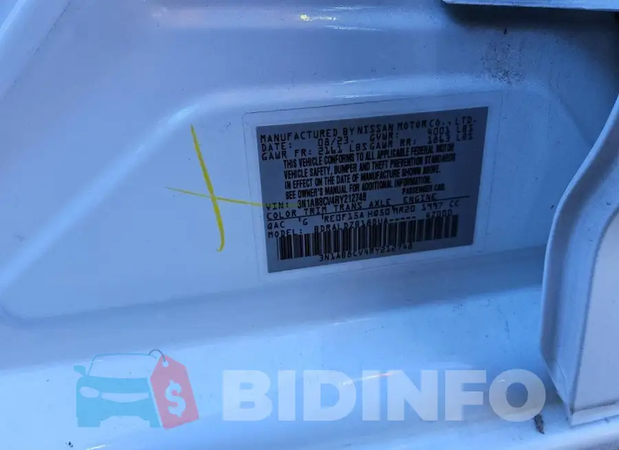 3N1AB8CV4RY212748 Photo# 13