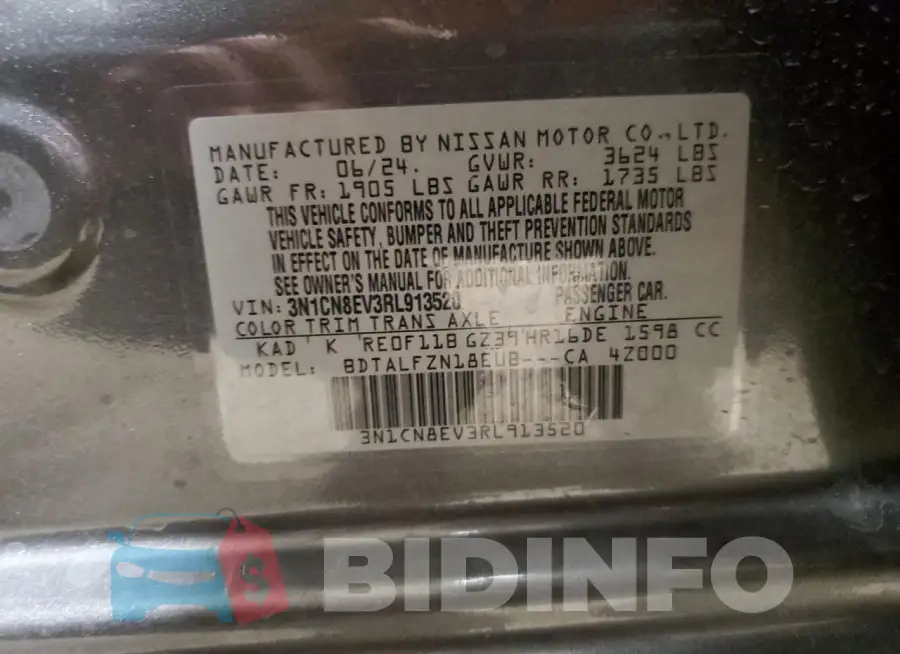 3N1CN8EV3RL913520 Photo# 12