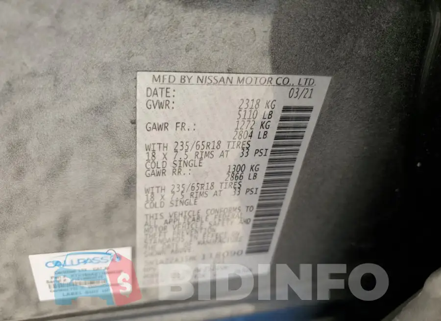 5N1AZ2AJ5MC118090 Photo# 13