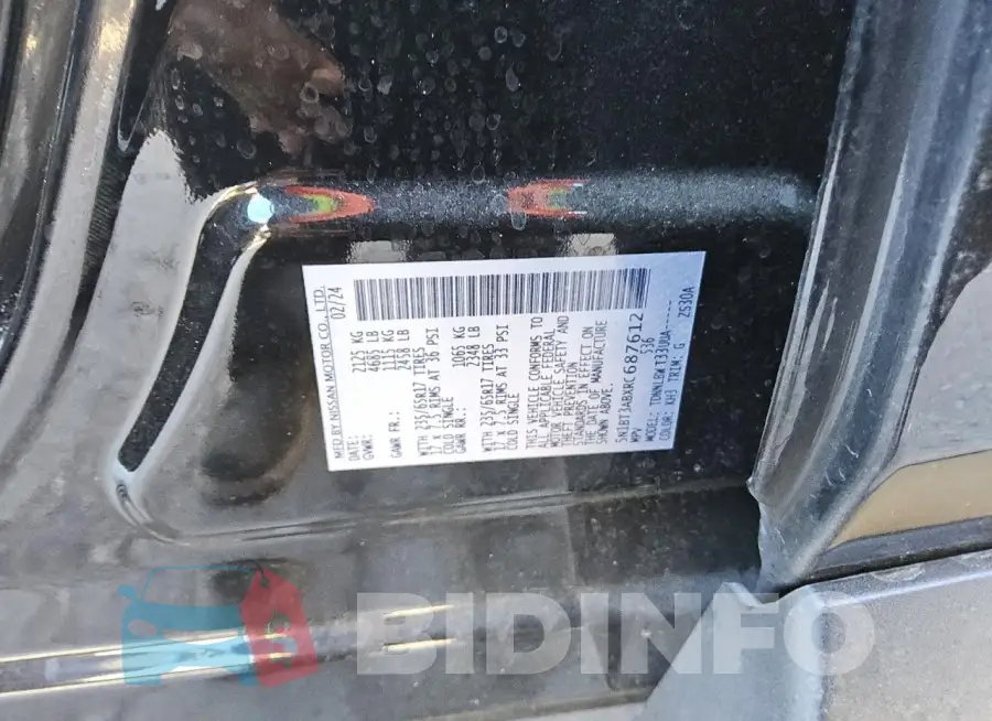 5N1BT3ABXRC687612 Photo# 14