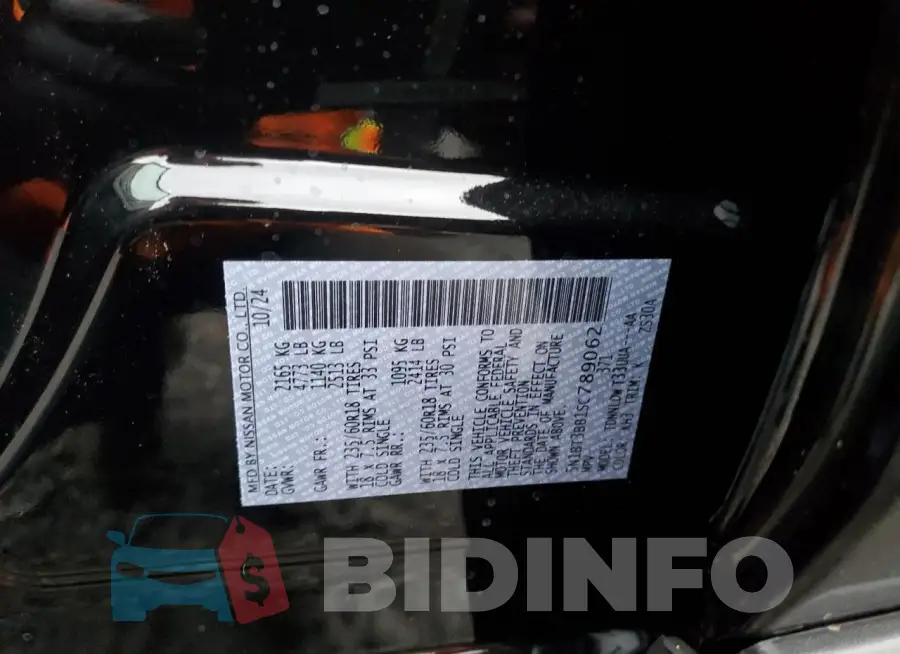 5N1BT3BB1SC789062 Photo# 14