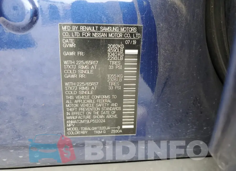 KNMAT2MT9LP512024 Photo# 13