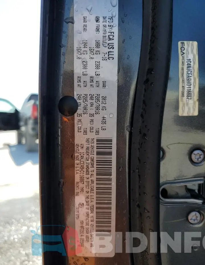 1C4NJCEA9HD116887 Photo# 13