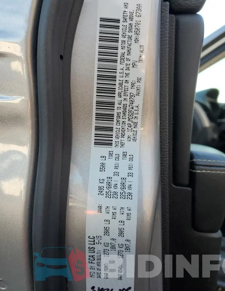 1C4PJMDS2FW740797 Photo# 14