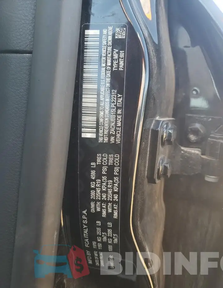 ZACNJBB15LPL22312 Photo# 12