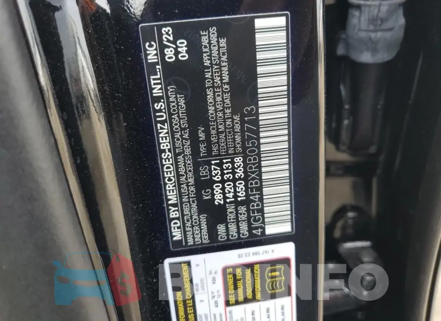 4JGFB4FBXRB057713 Photo# 14