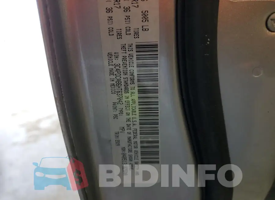3C4PDCAB6HT637042 Photo# 13