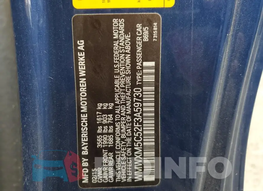 WMWXM5C52F3A59730 Photo# 12