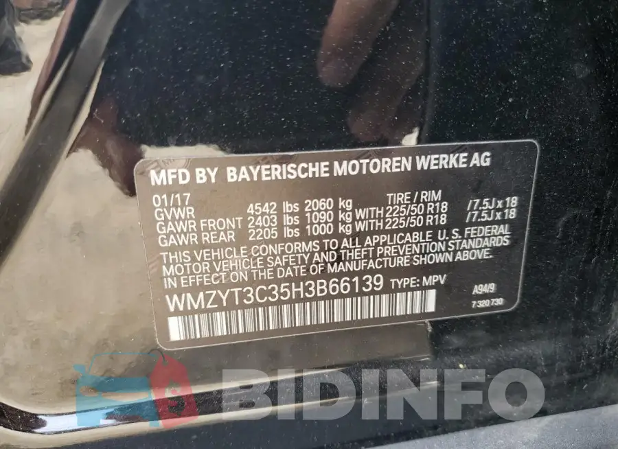 WMZYT3C35H3B66139 Photo# 12