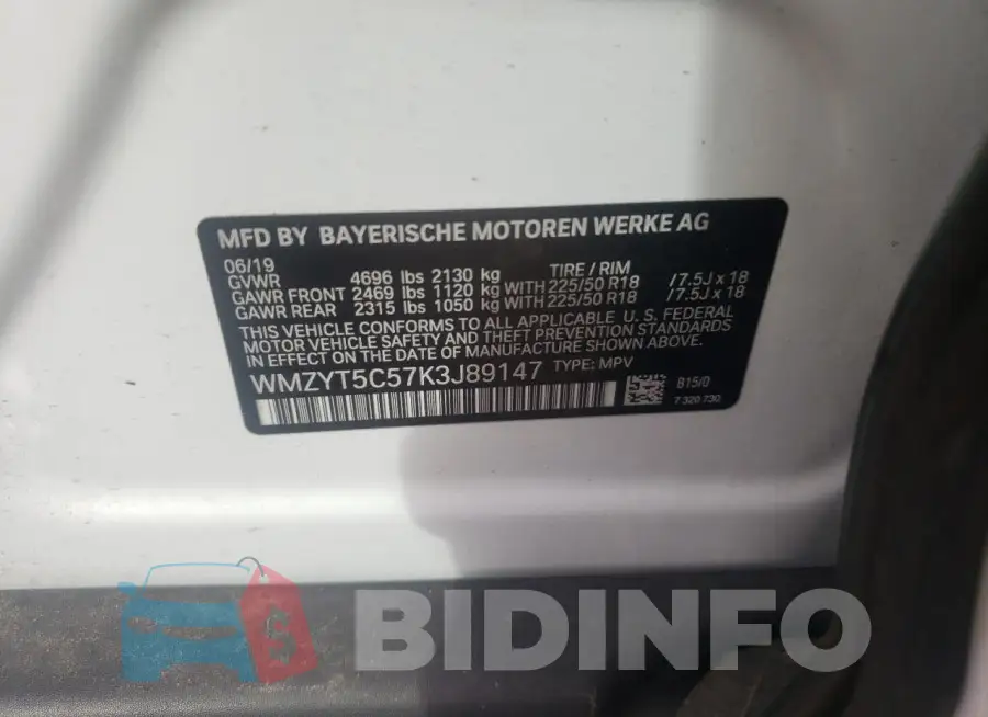 WMZYT5C57K3J89147 Photo# 12
