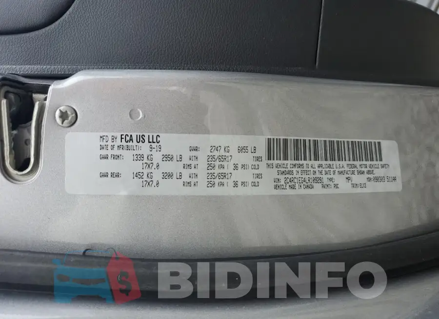 2C4RC1EG4LR109291 Photo# 13