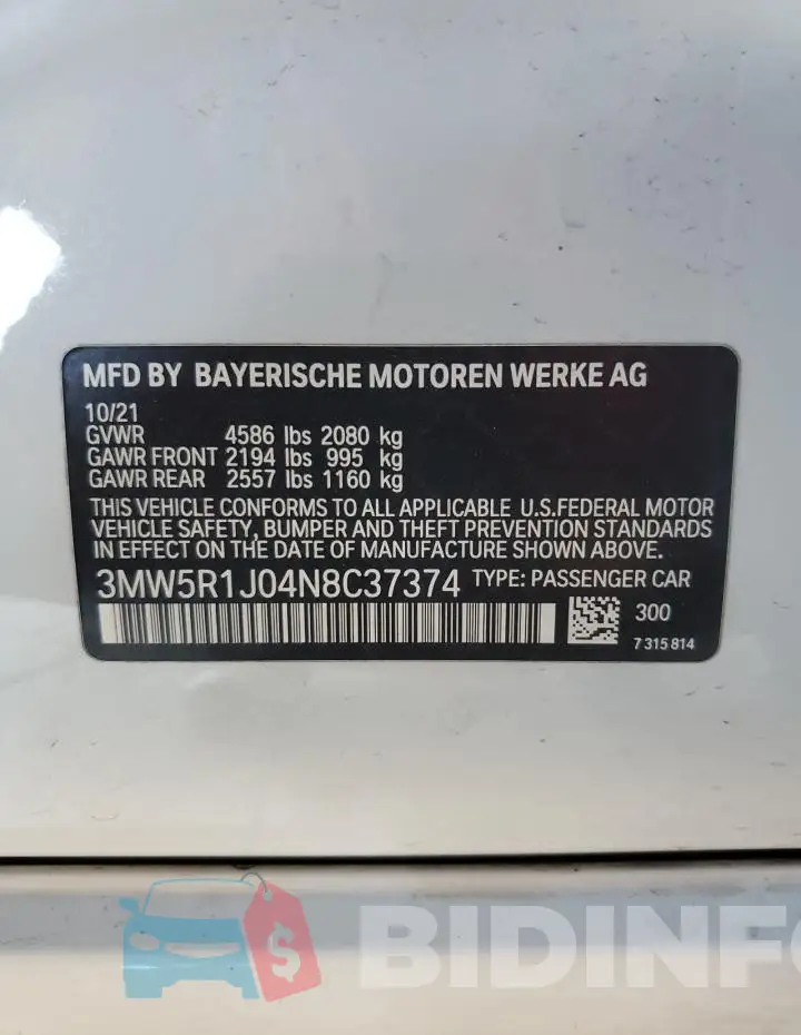 3MW5R1J04N8C37374 Photo# 12