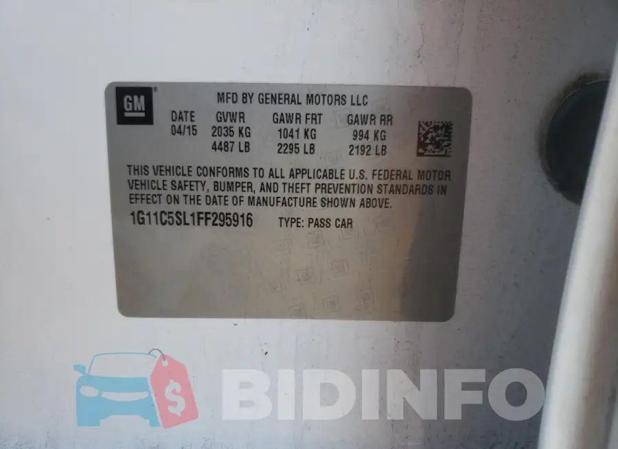 1G11C5SL1FF295916 Photo# 12