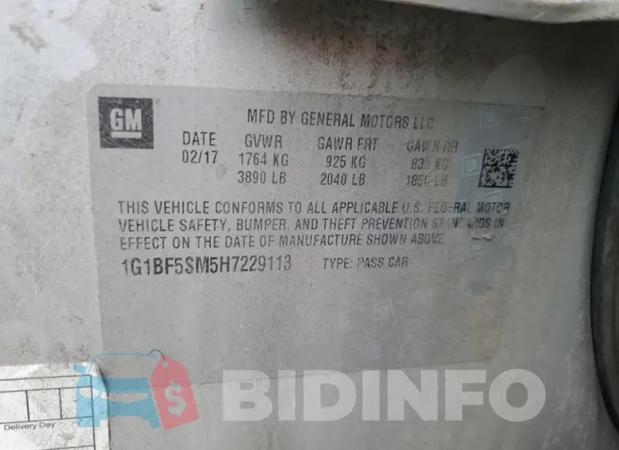 1G1BF5SM5H7229113 Photo# 12