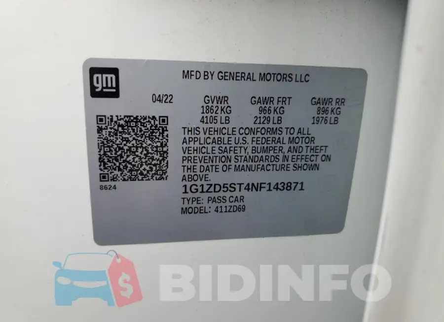 1G1ZD5ST4NF143871 Photo# 13