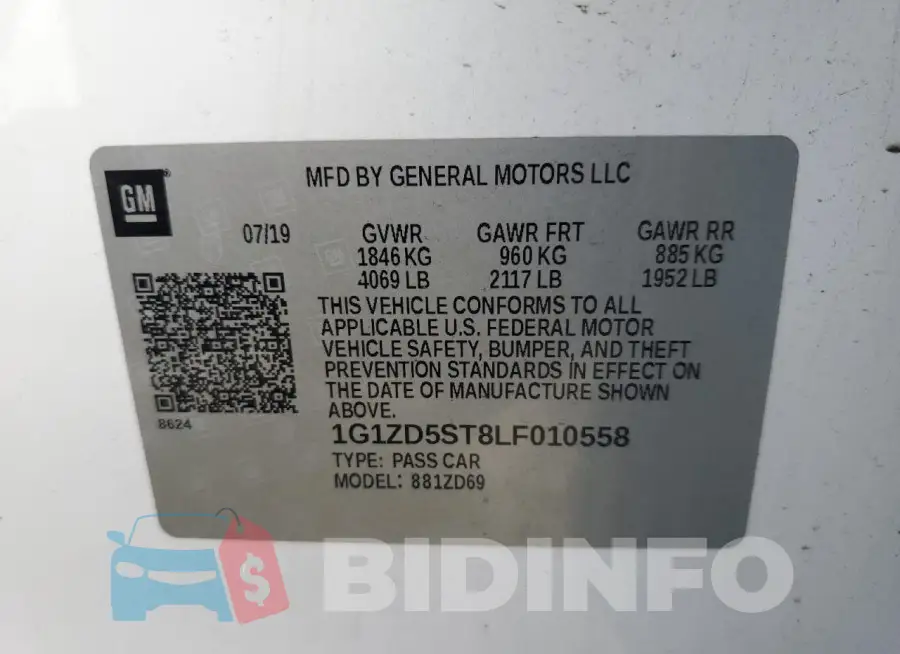 1G1ZD5ST8LF010558 Photo# 12