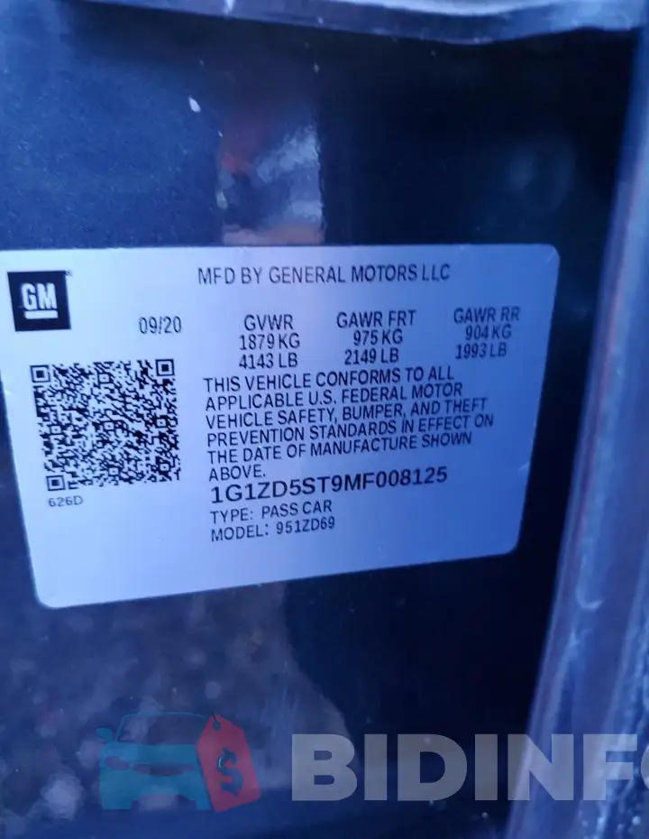 1G1ZD5ST9MF008125 Photo# 12