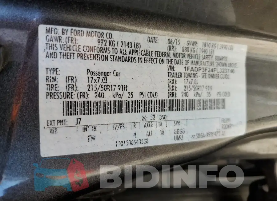 1FADP3F24FL323746 Photo# 12
