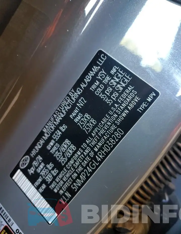 5NMP24GL4RH038280 Photo# 13