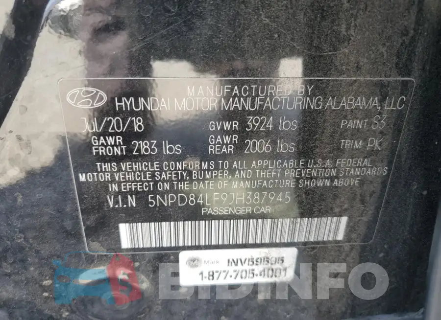 5NPD84LF9JH387945 Photo# 12