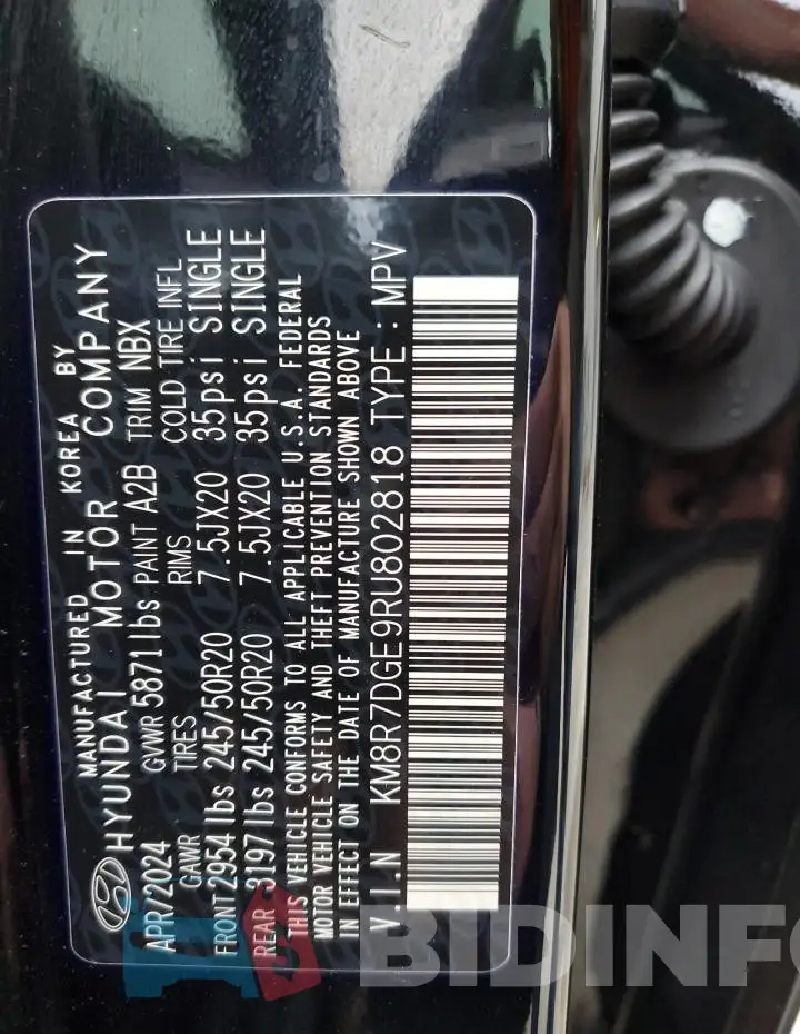 KM8R7DGE9RU802818 Photo# 13