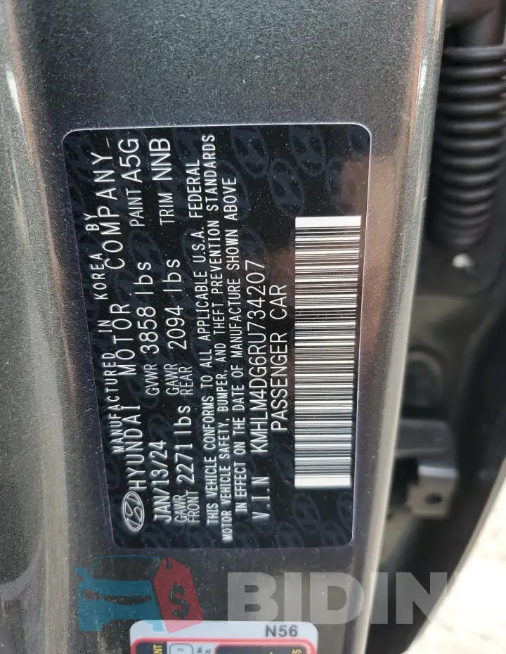 KMHLM4DG6RU734207 Photo# 13